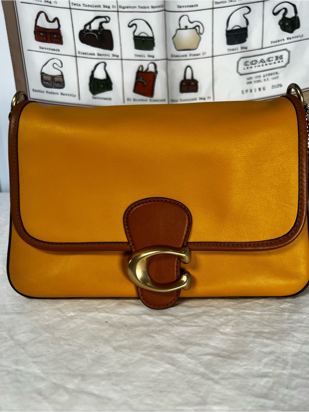 Coach Soft Tabby Shoulder Bag in Colorblock - Retail Line C5261 - Picture 2 of 12